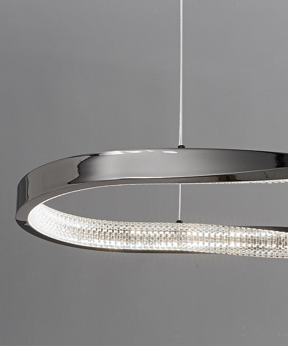 Twisted Loop Chandelier