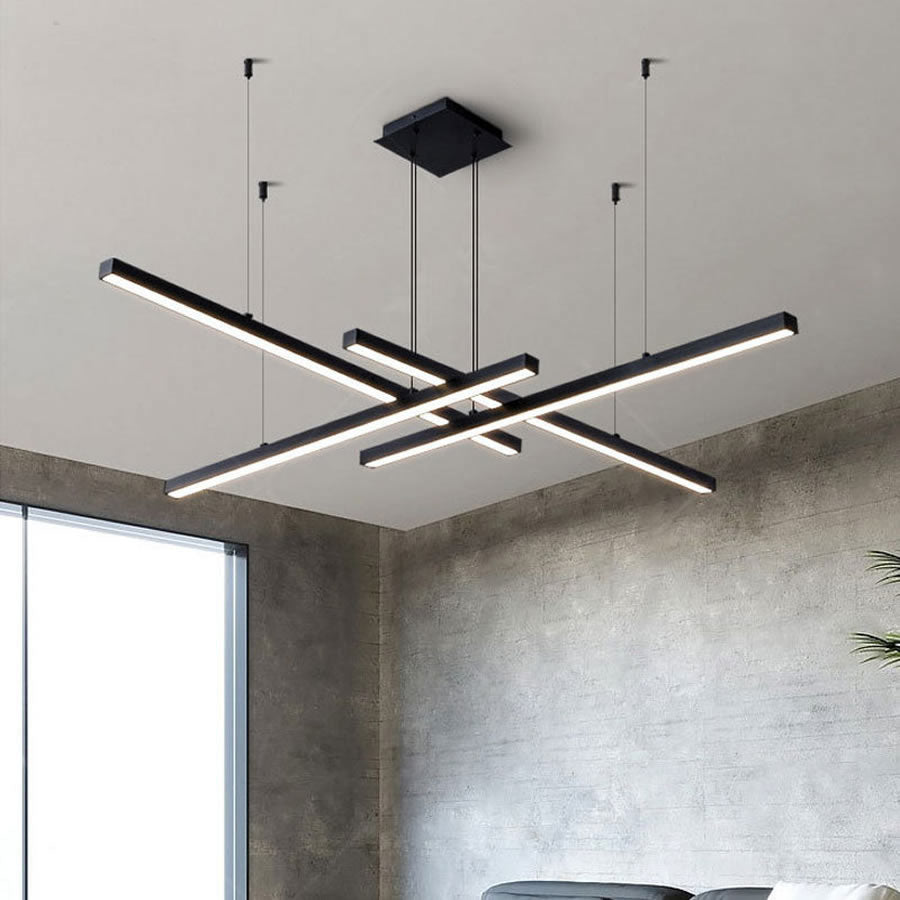 Cross Linear Chandelier