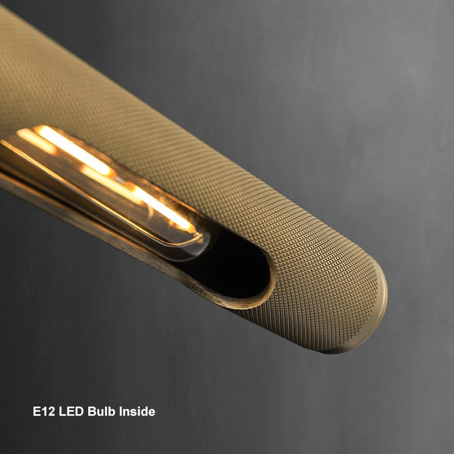 Sleek Brass Vanity Light