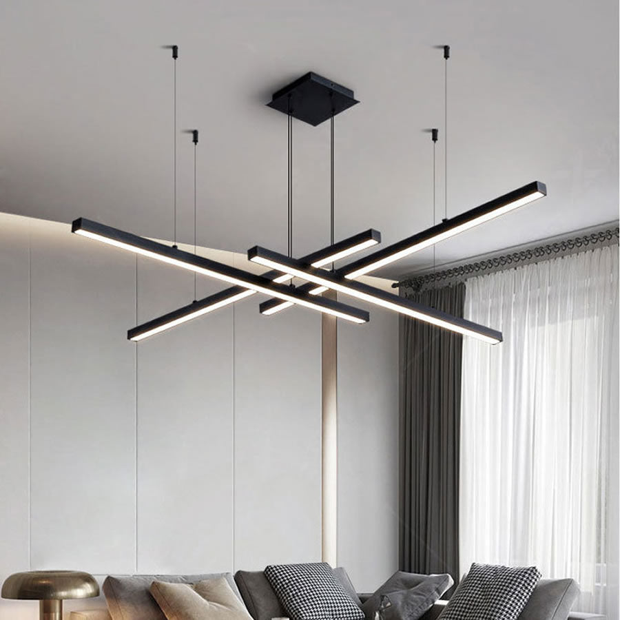 Cross Linear Chandelier