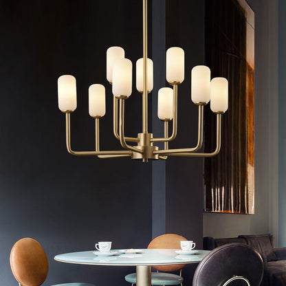 Brass Candle Chandelier