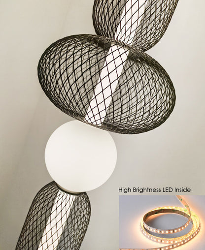 Orbital Mesh Pendant