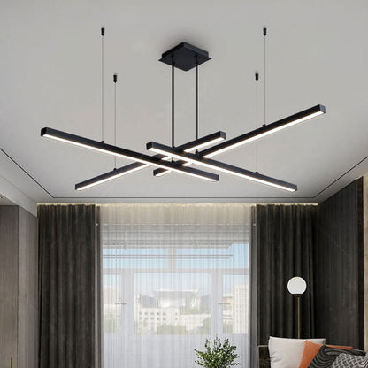 Cross Linear Chandelier