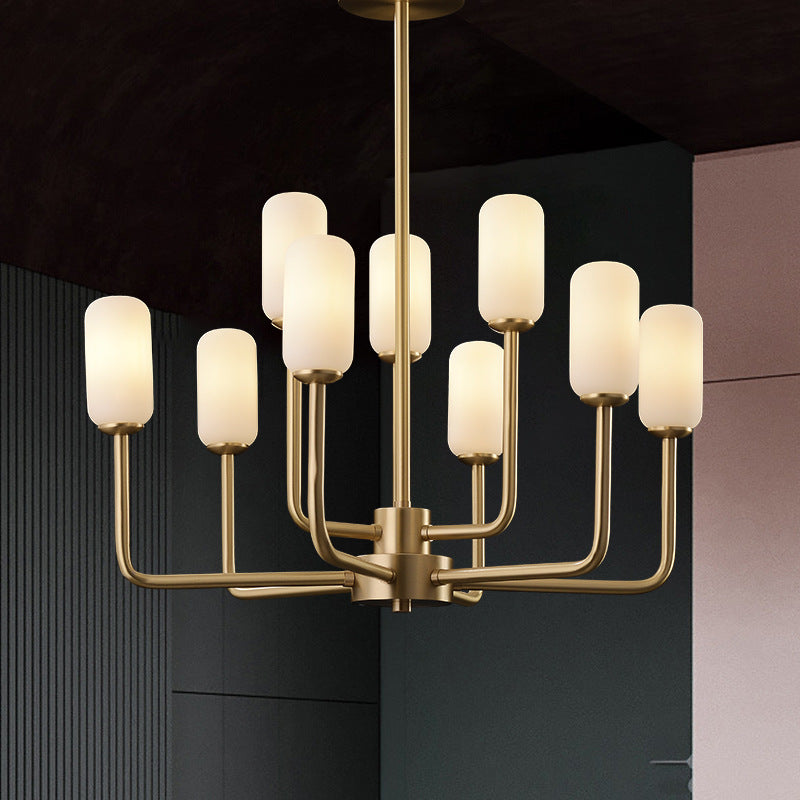 Brass Candle Chandelier