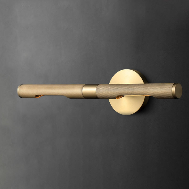 Sleek Brass Vanity Light