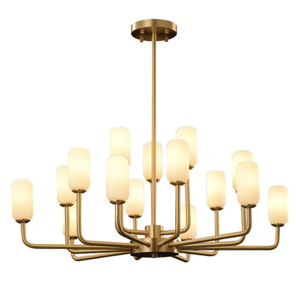 Brass Candle Chandelier