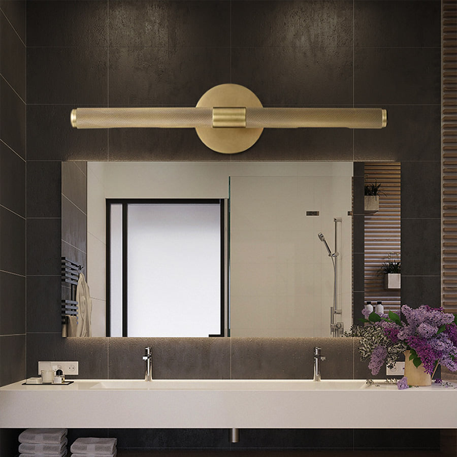 Sleek Brass Vanity Light