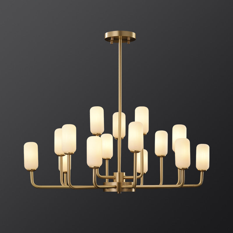 Brass Candle Chandelier