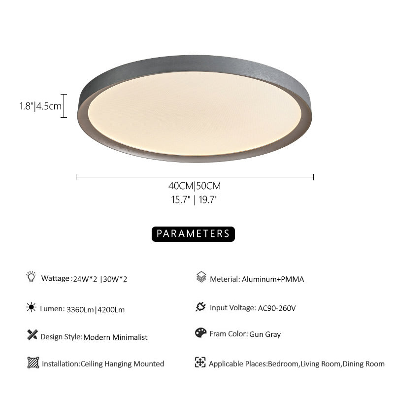 Sleek Disc Light