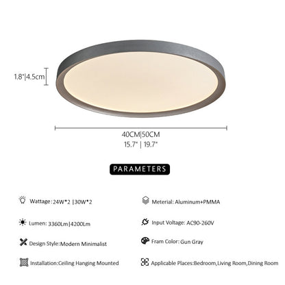 Sleek Disc Light