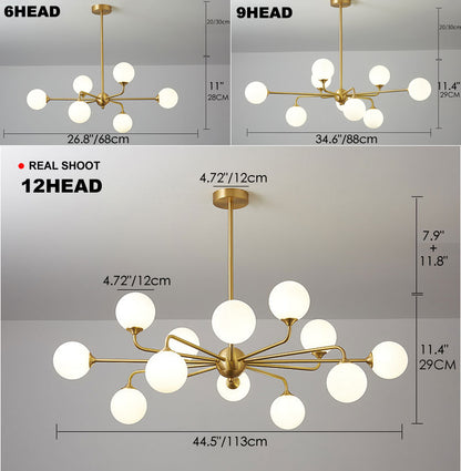 Radiant Sphere Chandelier