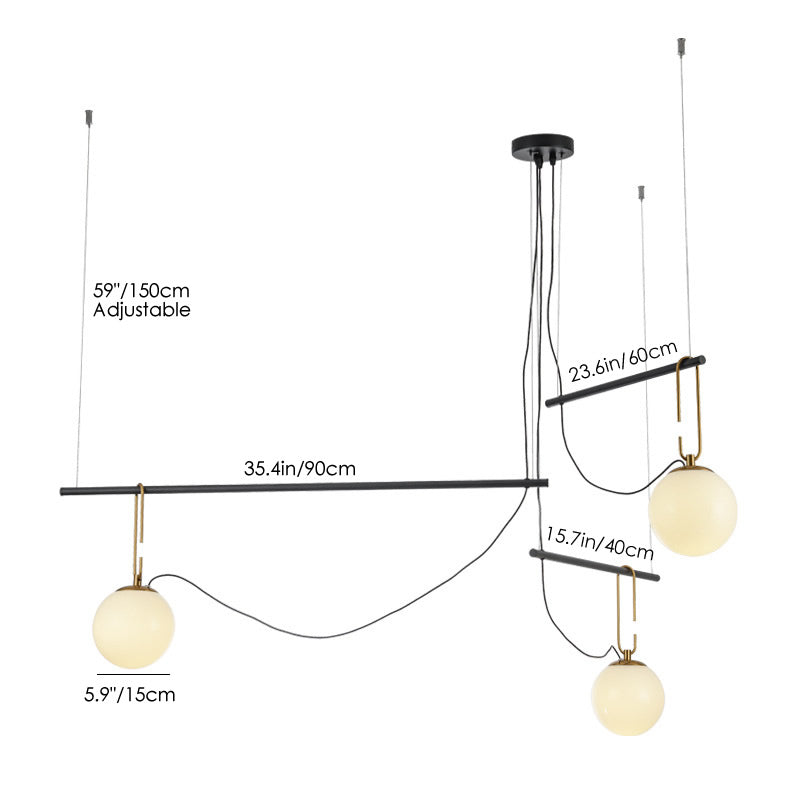 Orbit Balance Chandelier