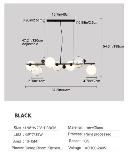 Orb Cluster Chandelier