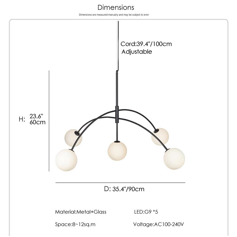 Arc Sphere Chandelier