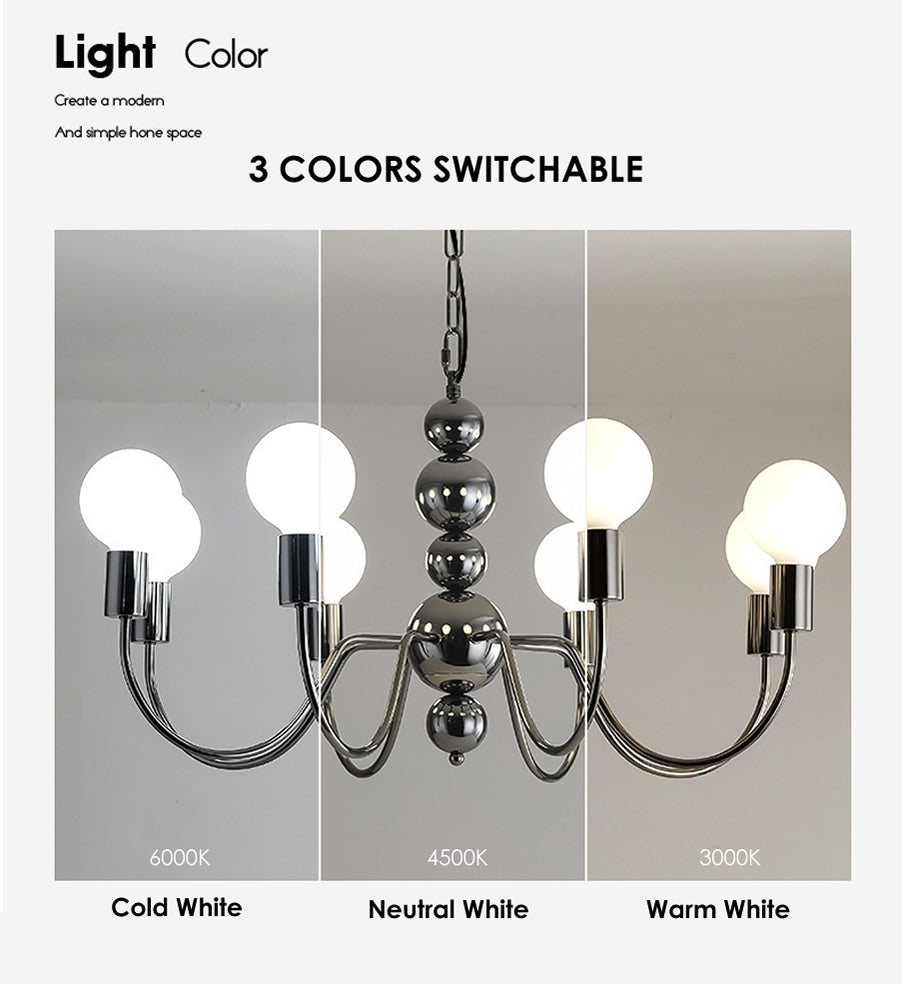 Pearl Black Chandelier