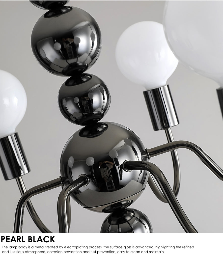 Pearl Black Chandelier