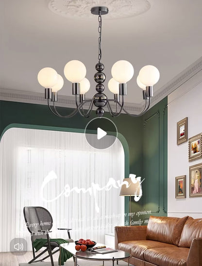 Pearl Black Chandelier